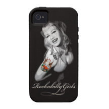 Filles de rockabilly coques iPhone 4