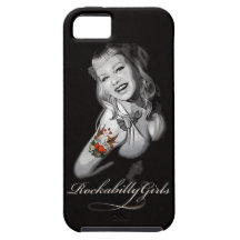Filles de rockabilly coques iPhone 5 Case-Mate