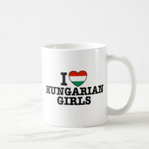 Filles hongroises mugs à café