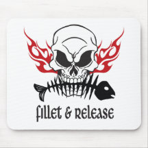 Fillet & Release Skull Mousepad