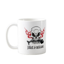 Fillet & Release Skull Mug