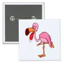 Fillip Flamingo Button