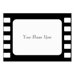 film de 35mm, votre nom ici modèles de cartes de visite