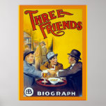 Film de cru de ~ de trois amis affiches