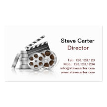 Film Director Business Card Template
