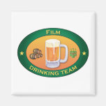 Film Drinking Team Refrigerator Magnet