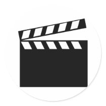 Film Movie Clapper Stickers