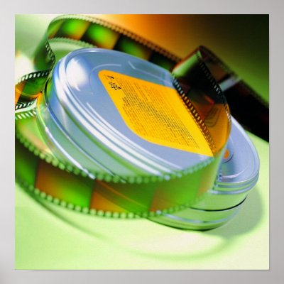 Film Reel Poster by krddesigns