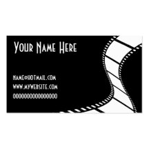 Film Strip Business Card Templates