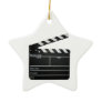 Filmmaker Film slate clapboard movie ORNAMENT