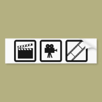 filmmaking gear bumper stickers