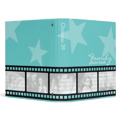 Filmstrip Customizable Photo Album Vinyl Binder by heartlocked