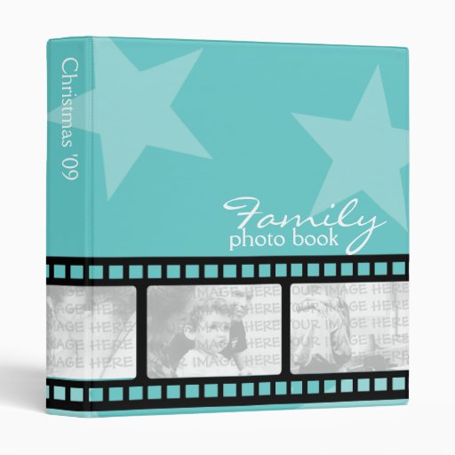 Filmstrip Customizable Photo Album Vinyl Binder