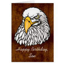 Fils dans l'anniversaire de troupes cartes