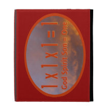 fils d'esprit de 1 x de 1 x de 1 = de 1/Dieu = un Étuis iPad Folio