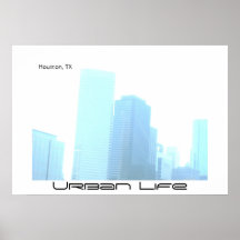 filtered, Urban Life, Houston, TX Print