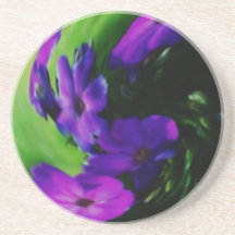 Filtering Into Life Floral Coaster