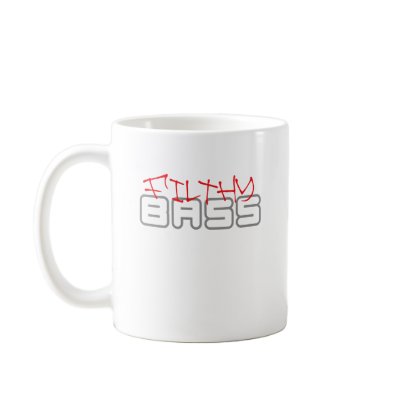 FILTHY BASS Dubstep Dub step Reggae Electro Mug by dubsteptshirts