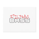 FILTHY BASS Dubstep Dub step Reggae Electro Post Card