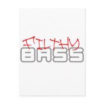 FILTHY BASS Dubstep Dub step Reggae Electro Post Card