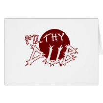 Filthy Dub Dubstep shirt Greeting Cards