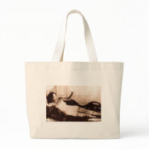 Fin de Siecle tattooed woman Tote Bag