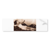 Fin de Siecle tattooed woman Bumper Stickers