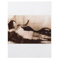Fin de Siecle tattooed woman Flyer