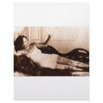 Fin de Siecle tattooed woman Custom Letterhead