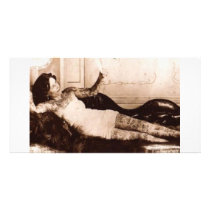 Fin de Siecle tattooed woman Photo Cards