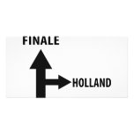 finale holland icon custom photo card