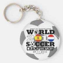 Finales Espagne Pays-Bas Keychain de la coupe du m Porte-clés