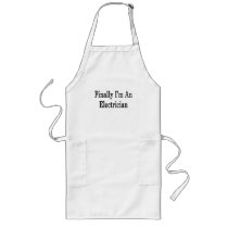 Finally I'm An Electrician Aprons