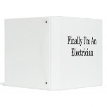 Finally I'm An Electrician binders