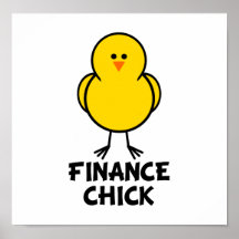 Finance Chick Print