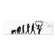 Financial adviser banker investment broker gear bumper sticker