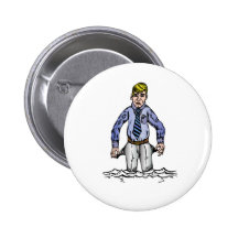 Financial Crisis Pinback Button