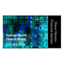 Financial Investment Services Company Business Cards