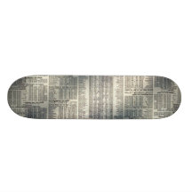 Financial news page skate boards