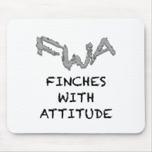 Finches With Attitude Mousepad