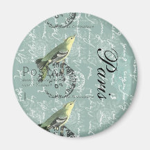 FinchPostCard, Paris magnet