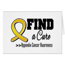 Find a Cure Appendix Cancer Awareness Cards