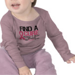 Find a Cure Before I Grow Boobs Breast Cancer v2 T-shirts