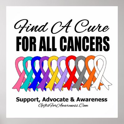 Find A Cure For All Cancers by giftsforawareness