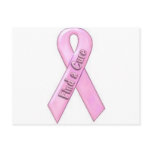 Find a cure for breast cancer postcards