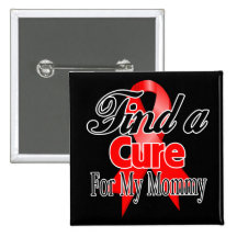 Find a Cure For My Mommy - Blood Cancer Buttons