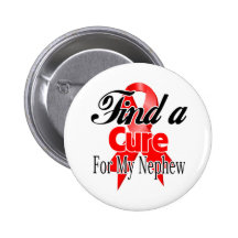 Find a Cure For My Nephew - Blood Cancer Pin