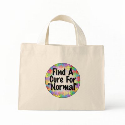 Find A Cure For Normal Tote Bags by wolfmama