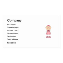 Find A Cure (girl) Business Card Templates