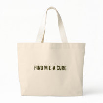Find M.E. a cure. Canvas Bags